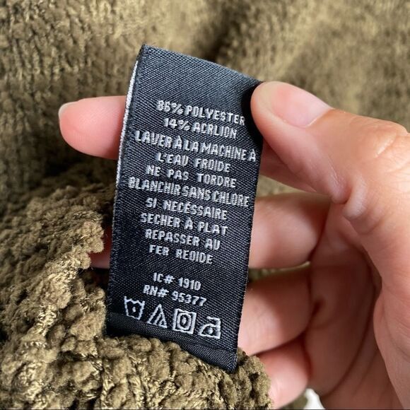 Sanctuary olive green chunky knit‎ sweater size Small - Picture 5 of 6